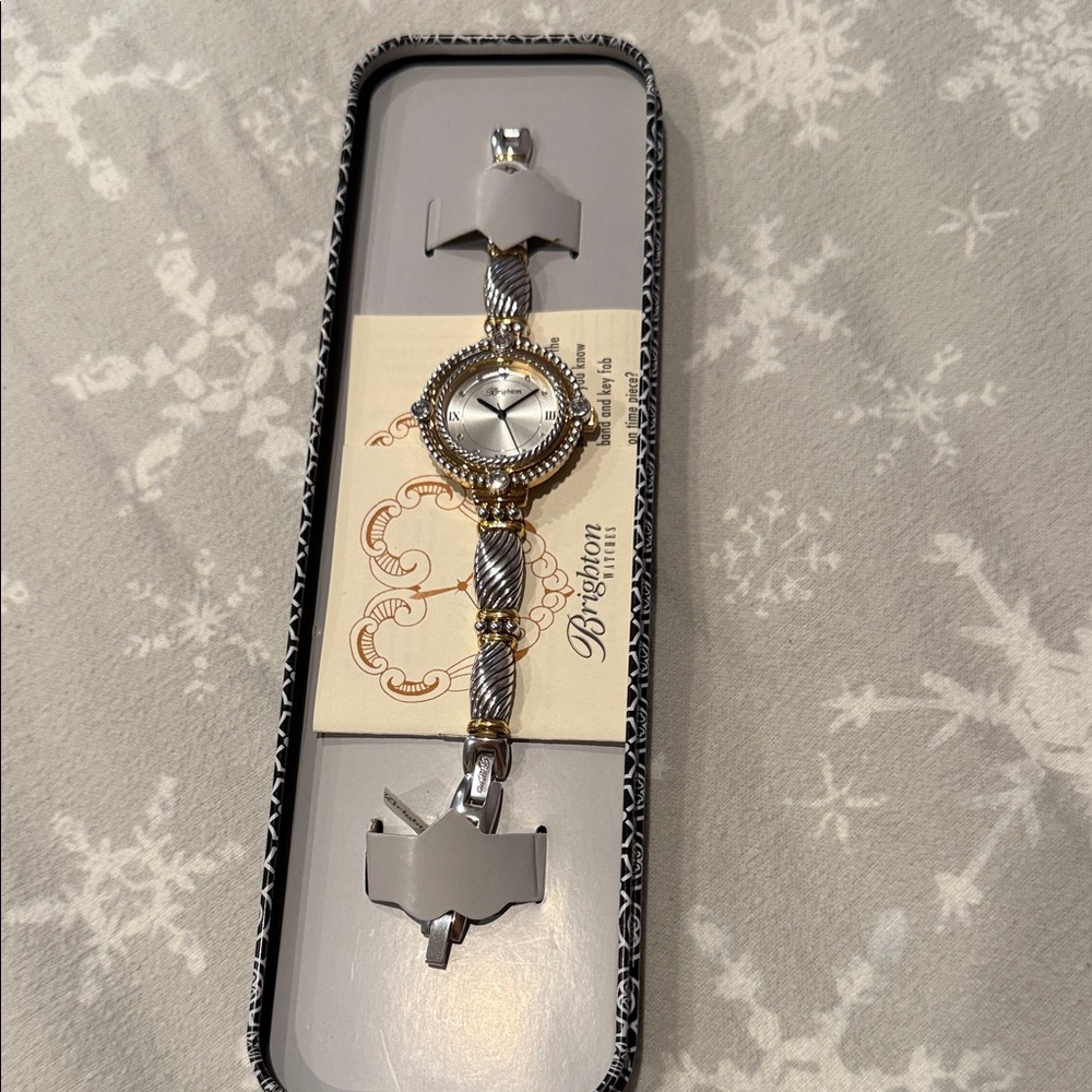 Brighton Silver and Gold Watch